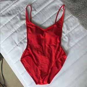 Red sexy one piece